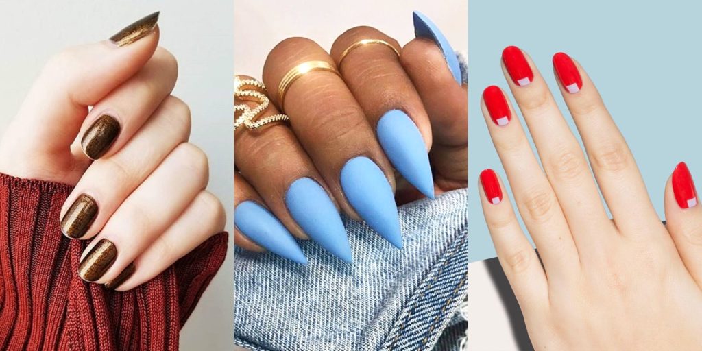 What are the different nail shapes?
